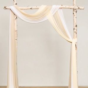 Ling’s Moment Wedding 3 Piece Draping Set in Neutral